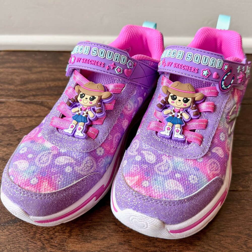 Skechers Snuggle Sneaks Skech Squad Kids Girls Shoes Youth Size 1